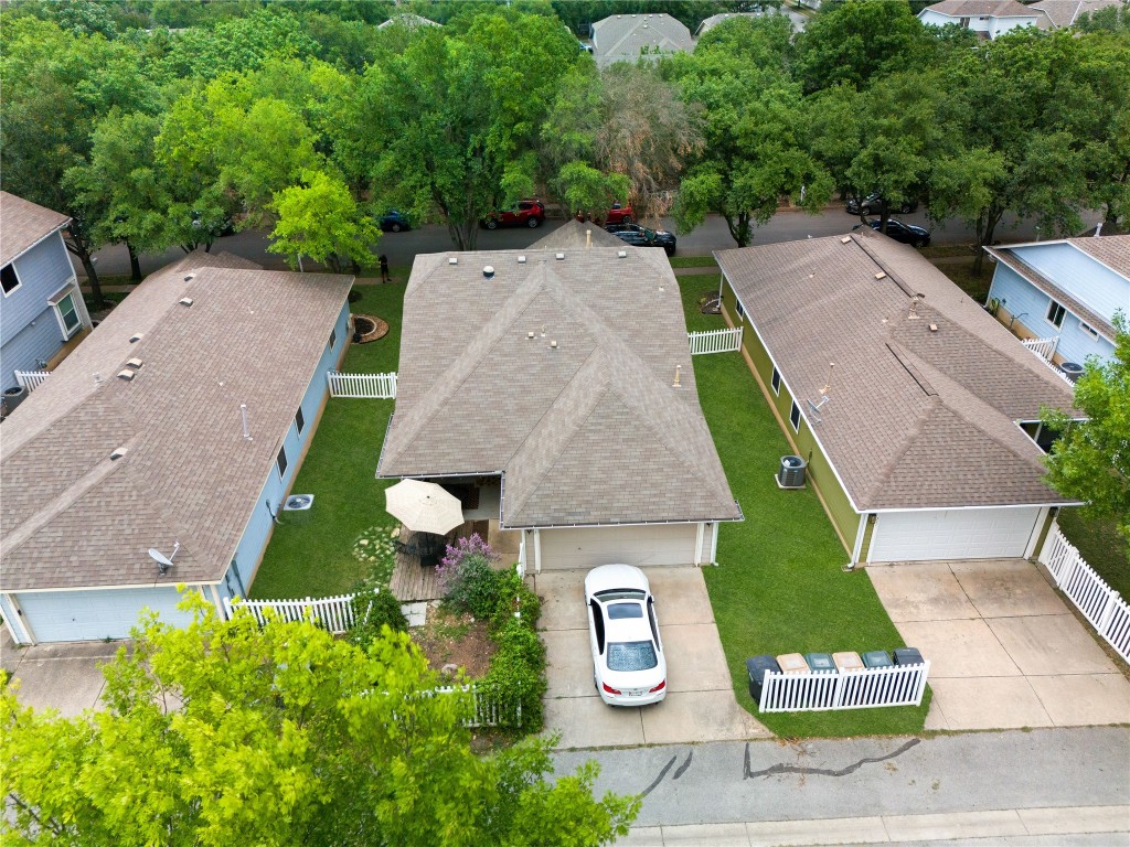 317 Strawn Kyle, TX 78640 - Photo 35 of 38 an aerial view of a house with garden space and street view