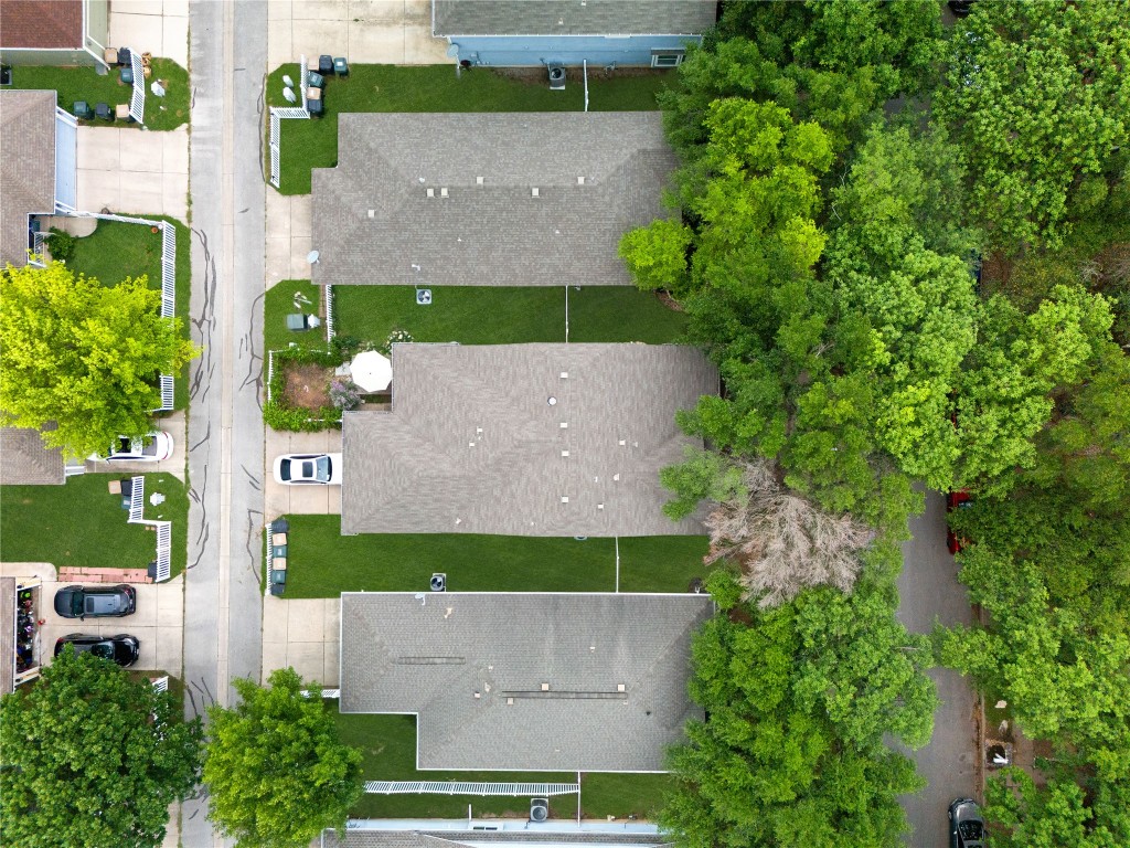 317 Strawn Kyle, TX 78640 - Photo 37 of 38 an aerial view of a house with a garden and a yard