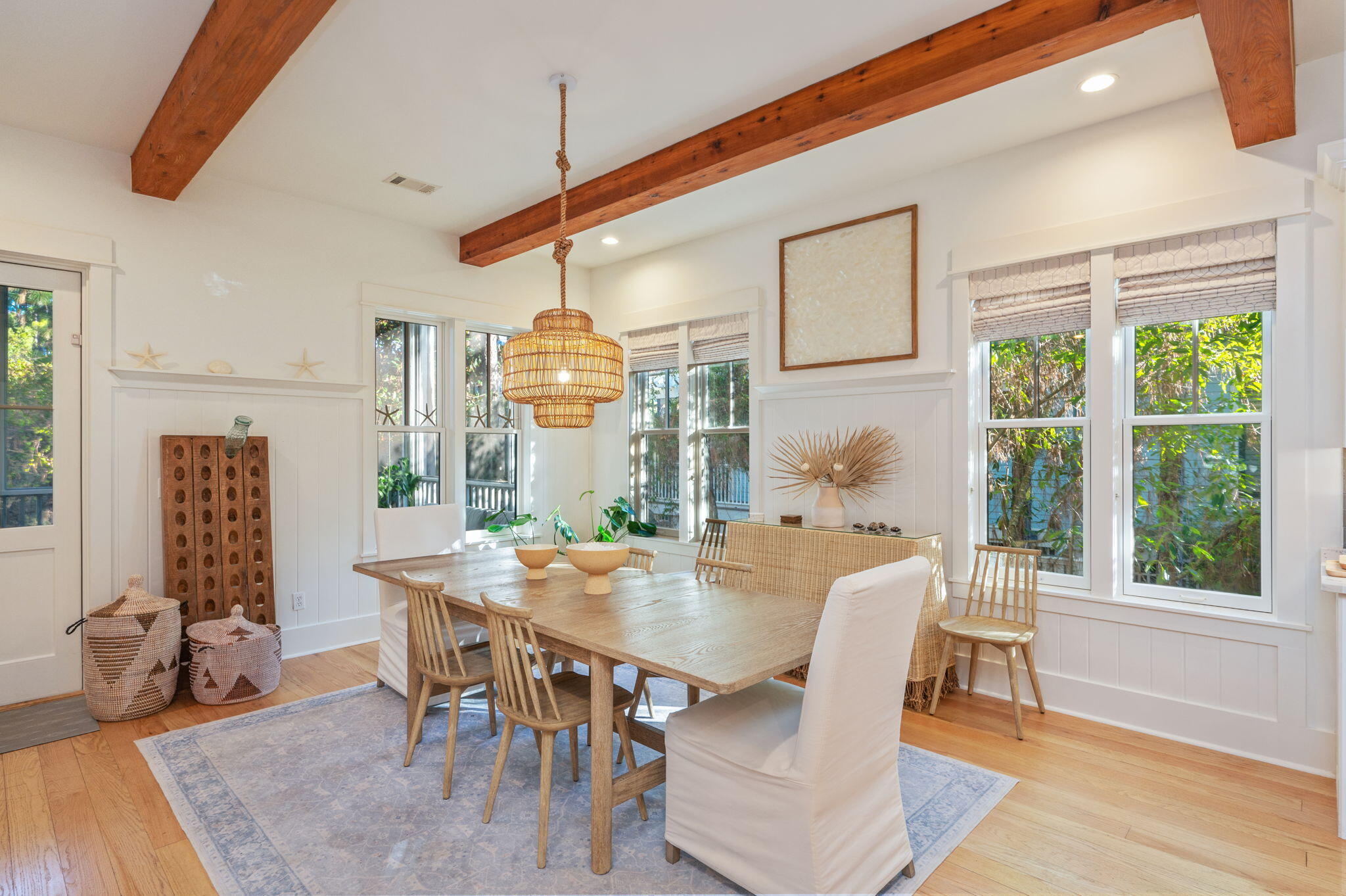 60 Red Cedar Way Santa Rosa Beach, FL 32459 - Photo 16 of 75 a view of a dining room with furniture window and outside view