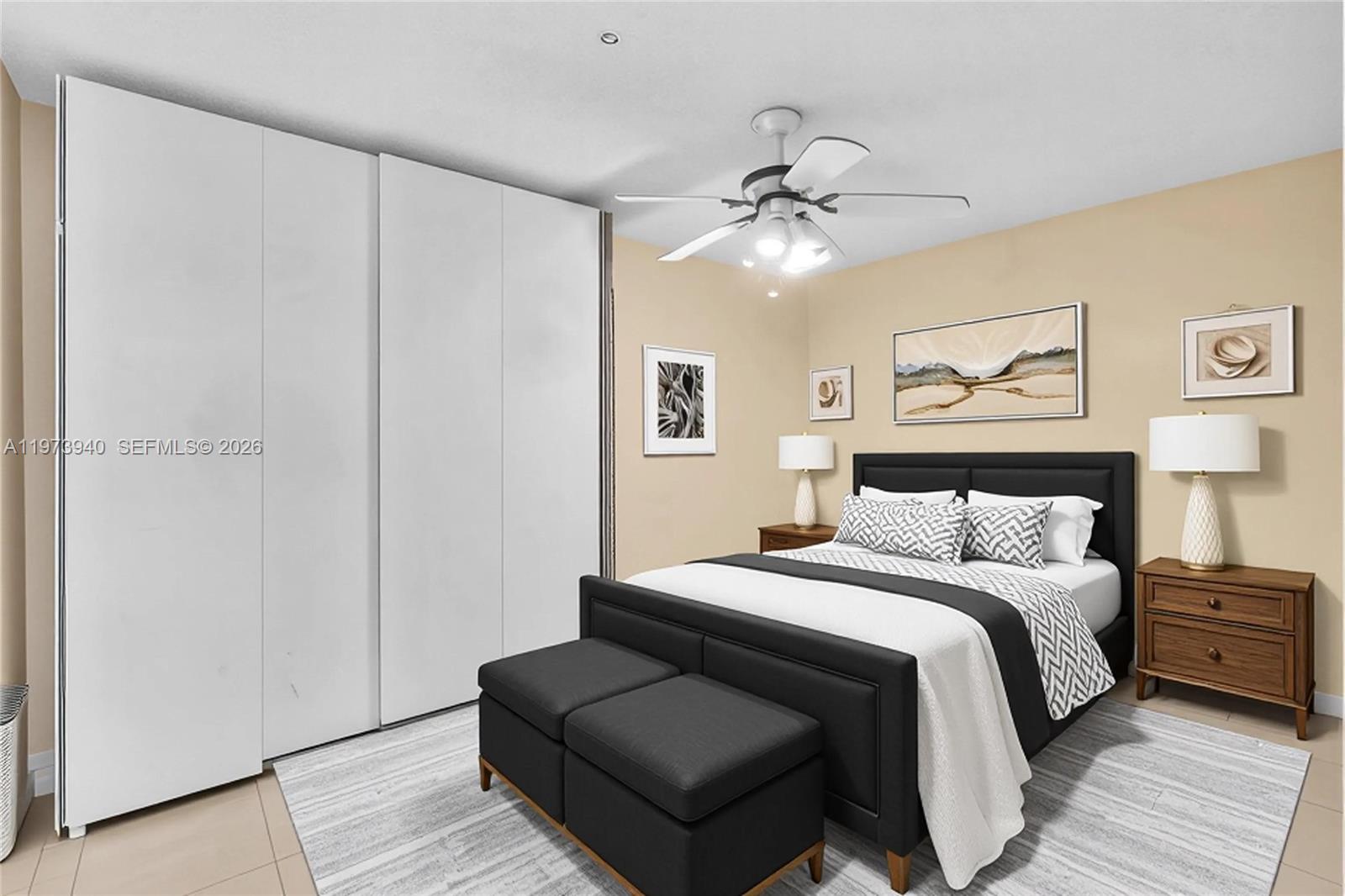 3252 Foxcroft Road, Unit 102 Miramar, FL 33025 - Photo 17 of 34 Staged Guest Bedroom 1