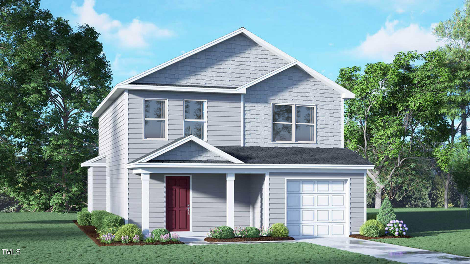 6048 Sodium Street Raleigh, NC 27610 - Photo 1 of 30 a front view of a house with garden
