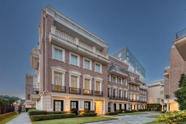 a front view of a building