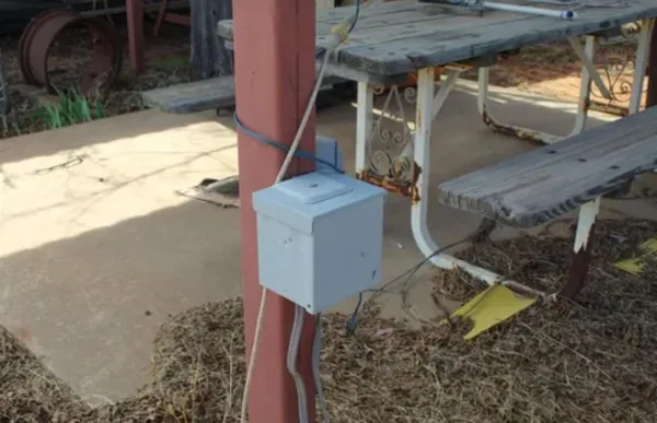 a view of small yard