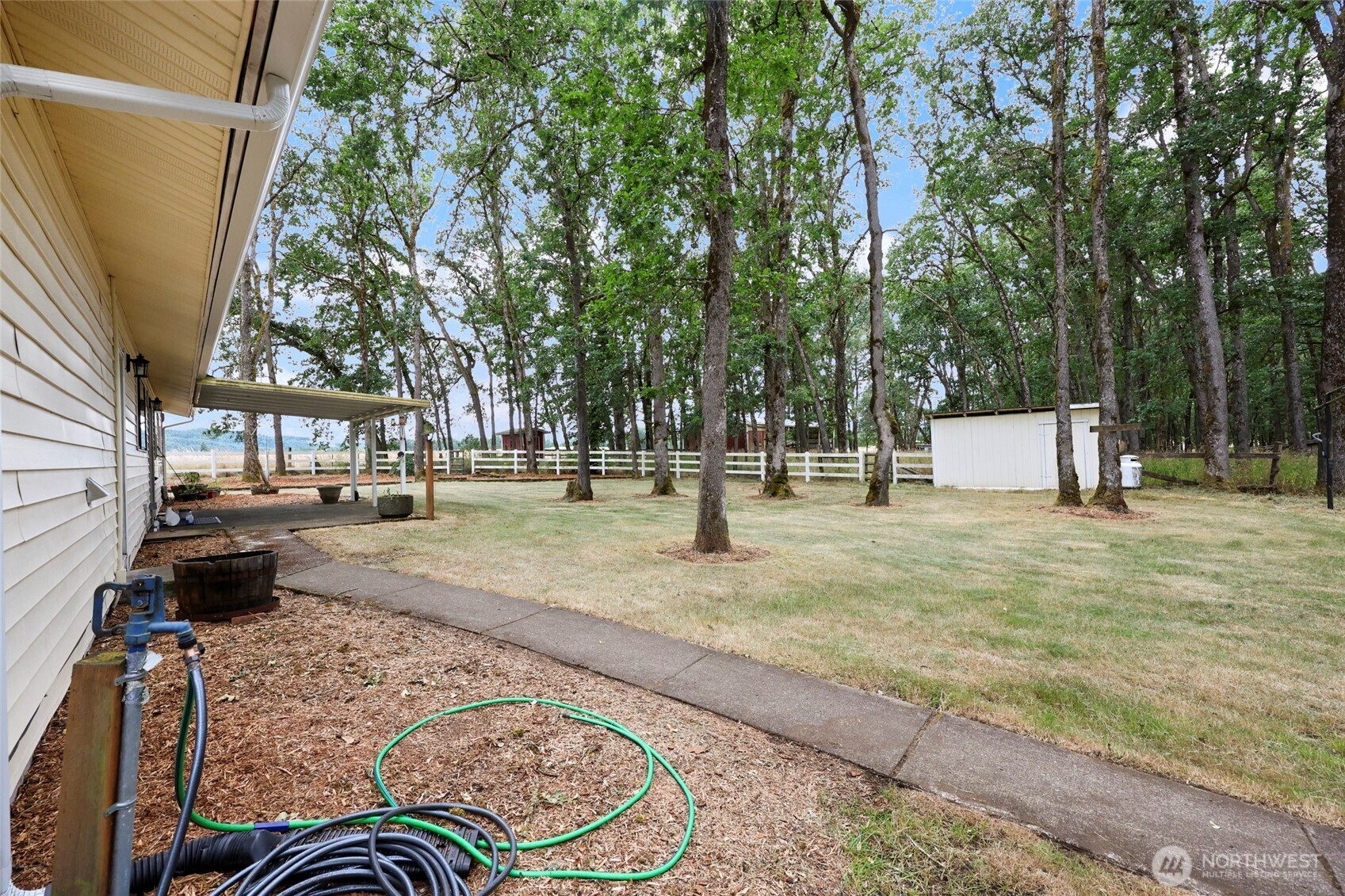 17215 Gibson Road Southwest Tenino, WA 98589 - Photo 24 of 40 a view of outdoor space with seating