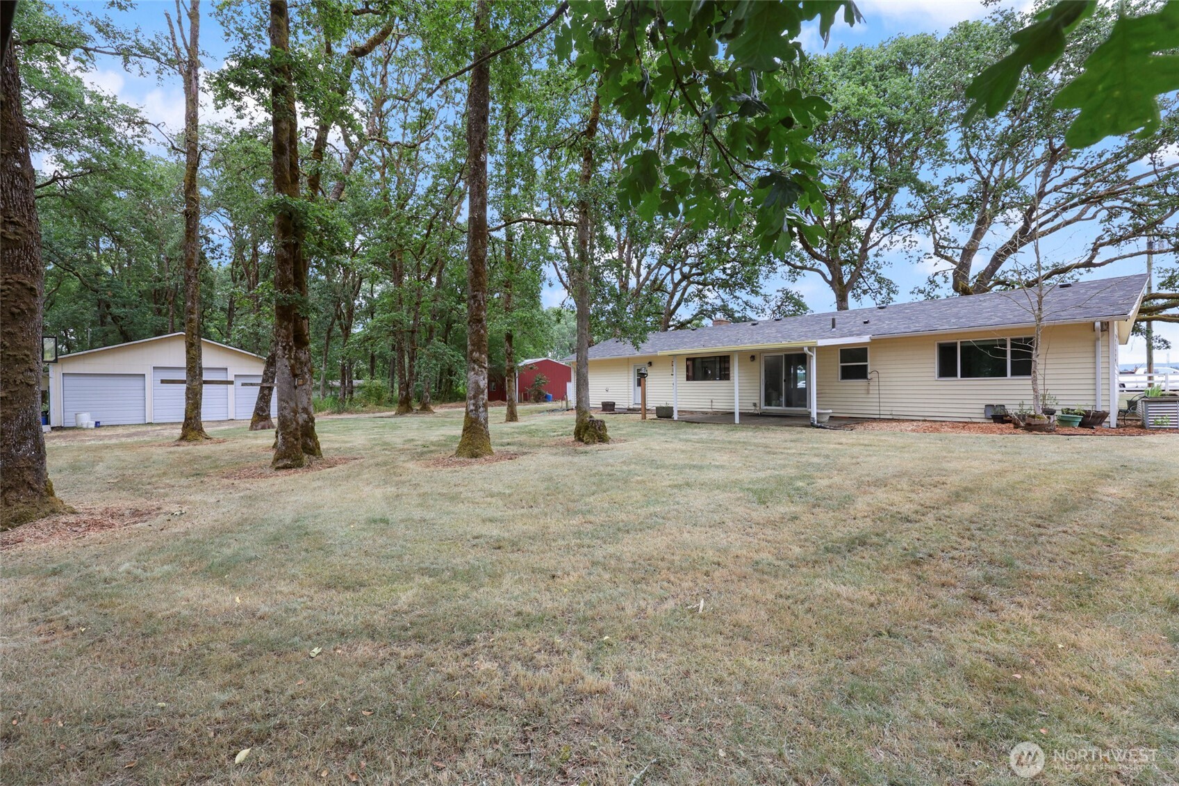 17215 Gibson Road Southwest Tenino, WA 98589 - Photo 30 of 40 a view of house with a outdoor space