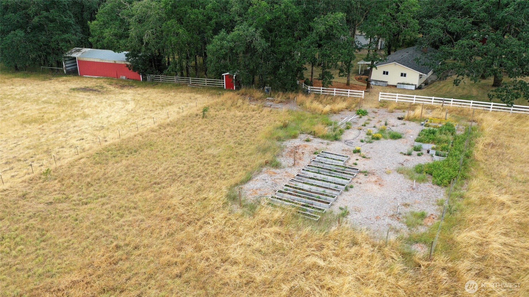 17215 Gibson Road Southwest Tenino, WA 98589 - Photo 36 of 40 a view of a yard with an outdoor space