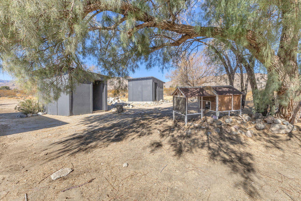 51088 Mecca Road Morongo Valley, CA 92256 - Photo 67 of 77 a view of a backyard with a tree