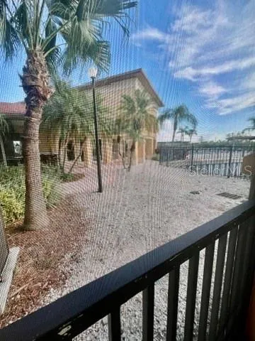 a view of city from balcony