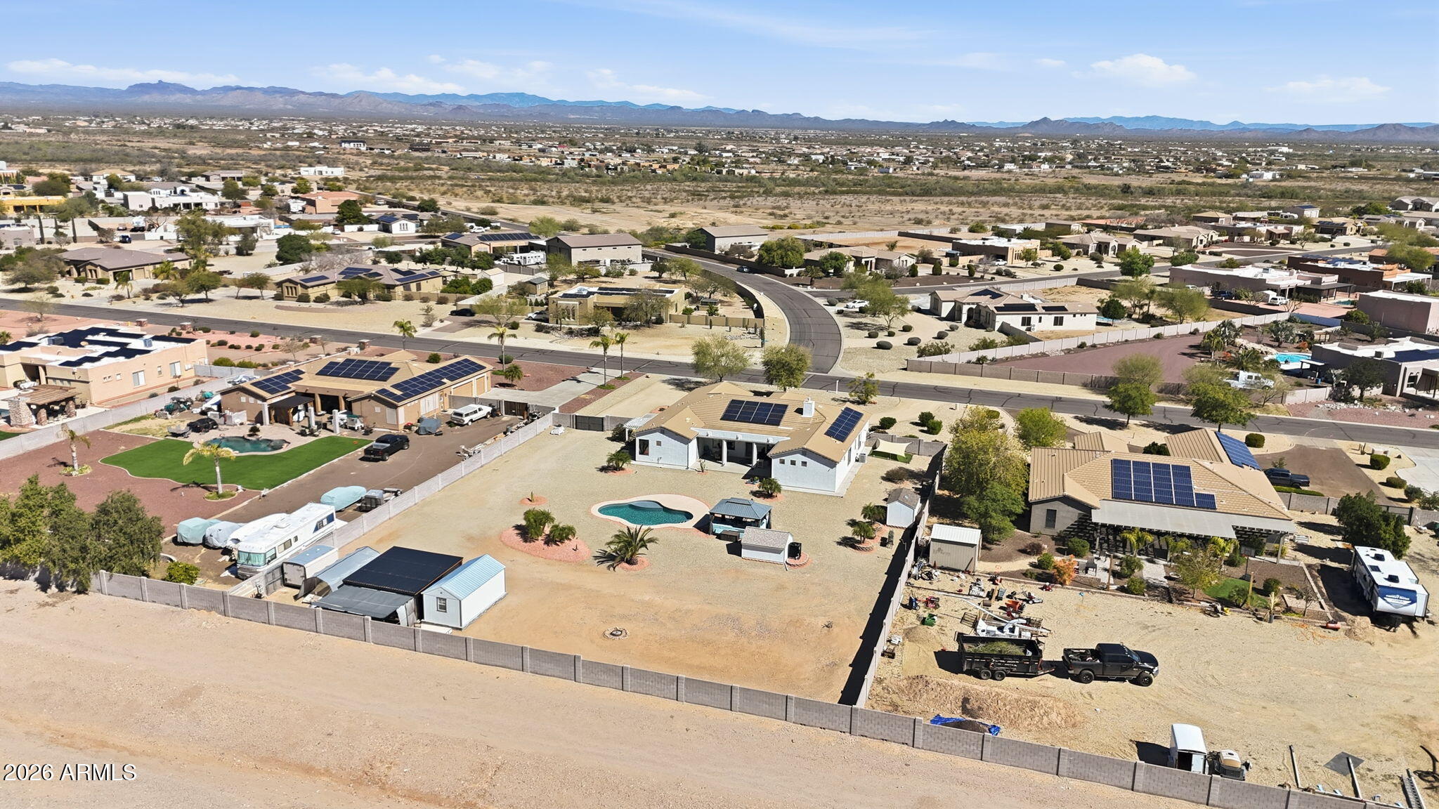 22909 West Sierra Ridge Way Wittmann, AZ 85361 - Photo 18 of 108 back view