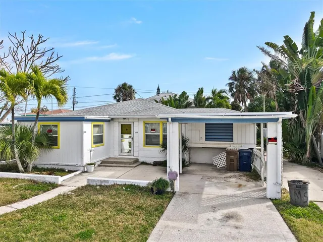 a view of a house with a porch