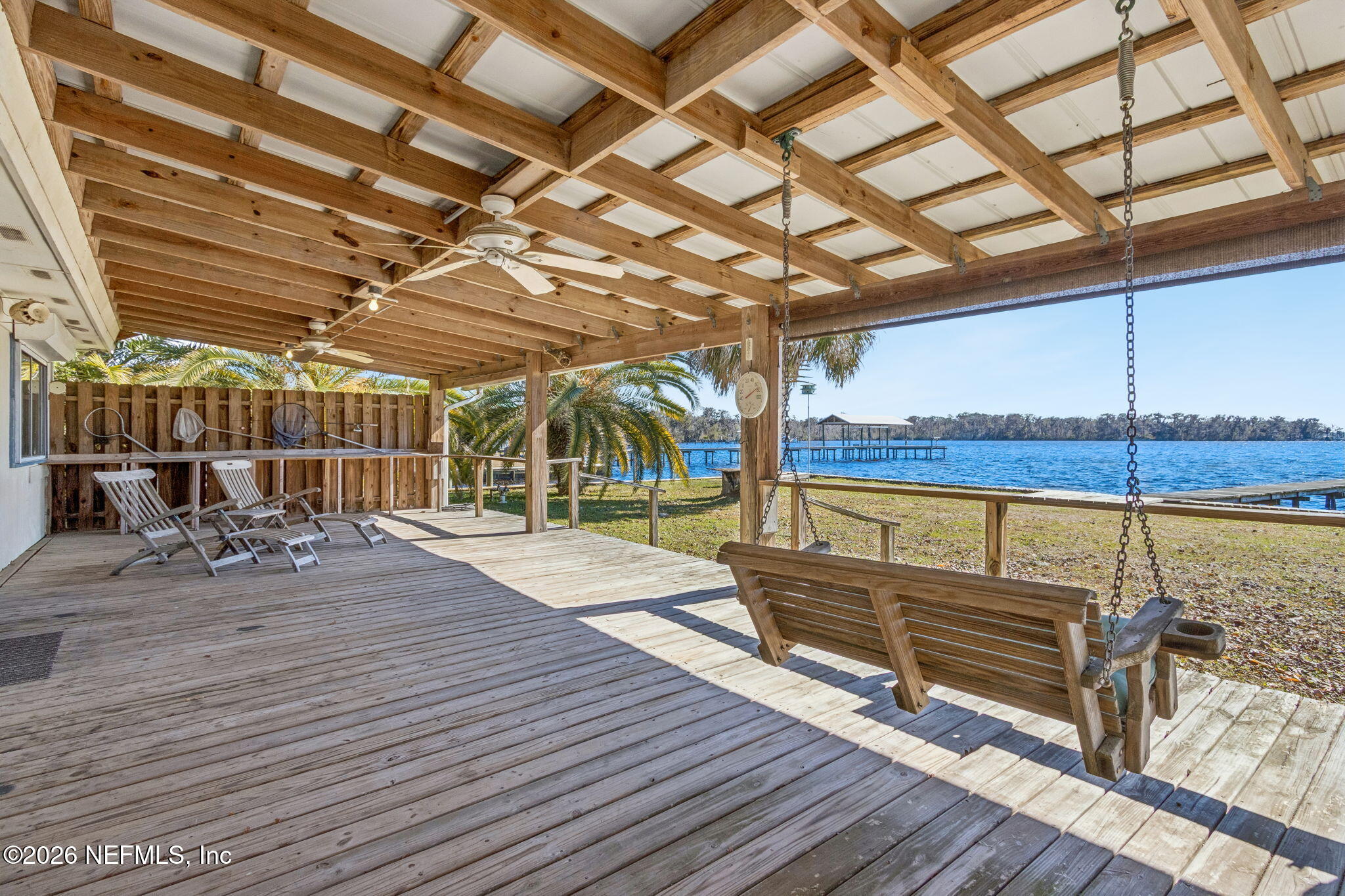 8528 Moody Canal Road St. Augustine, FL 32092 - Photo 31 of 61 a view of a roof deck