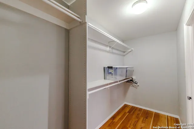 a view of a room with rack on the wall