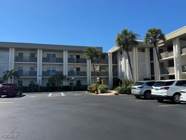 a car parked in front of a building