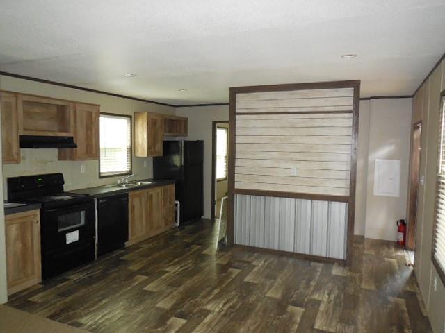 408 Bistineau Lake Road Ringgold, LA 71068 - Photo 5 of 10 a kitchen with a refrigerator and a stove top oven