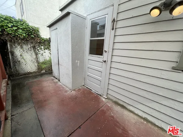 a view of front door and porch
