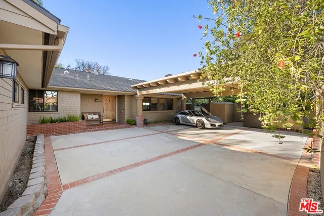 a view of a house with a patio