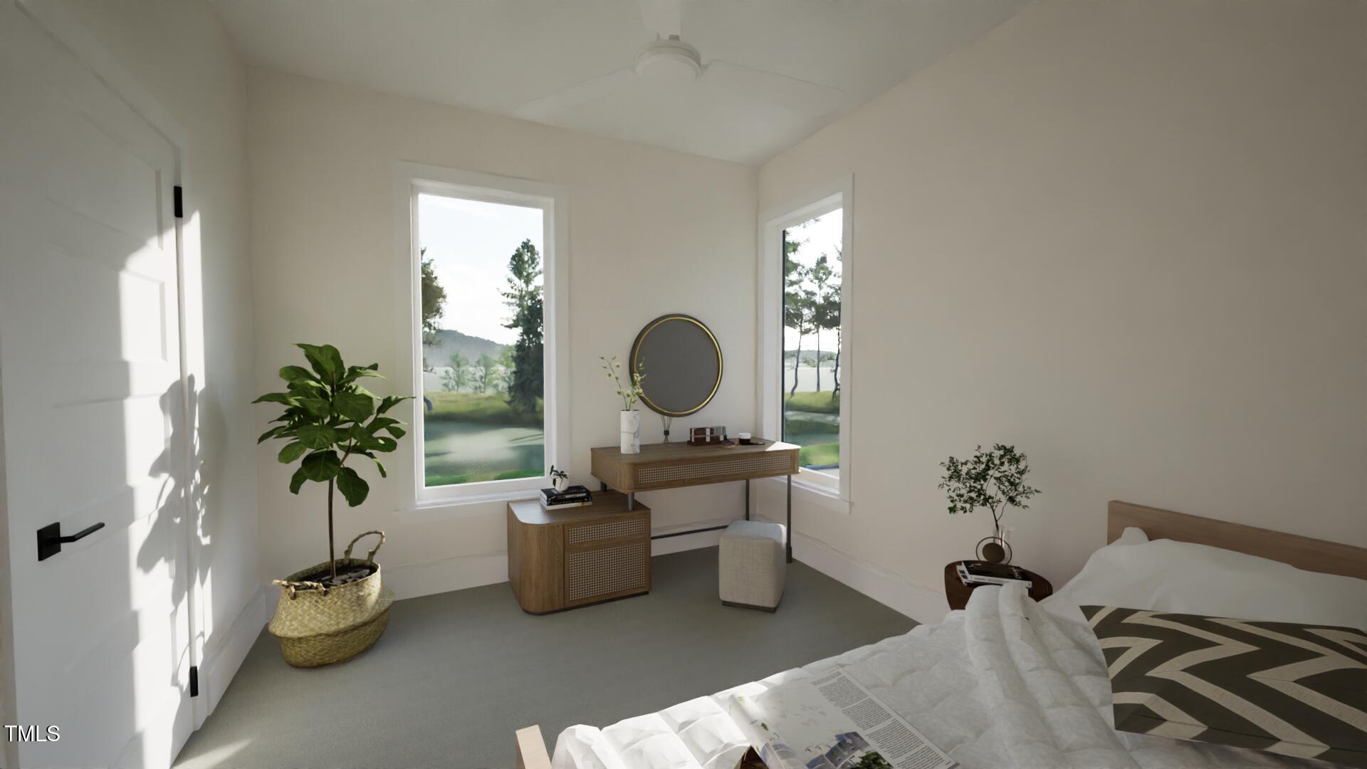 1806 Pershing Road Raleigh, NC 27608 - Photo 16 of 36 a living room with furniture potted plant and a window