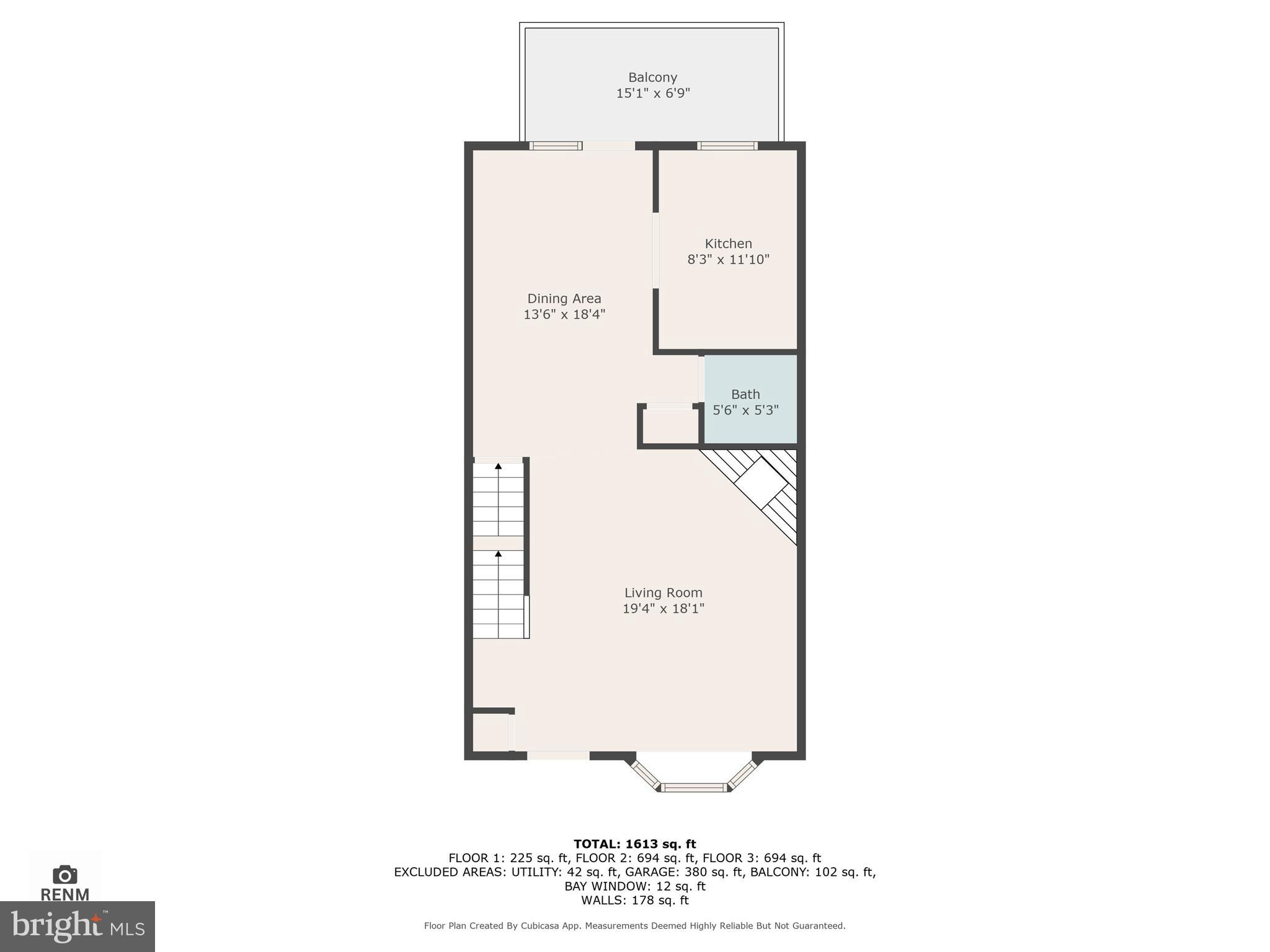 206 Chambers Ridge, Unit 206 York, PA 17402 - Photo 35 of 37 1st Level Floorplan