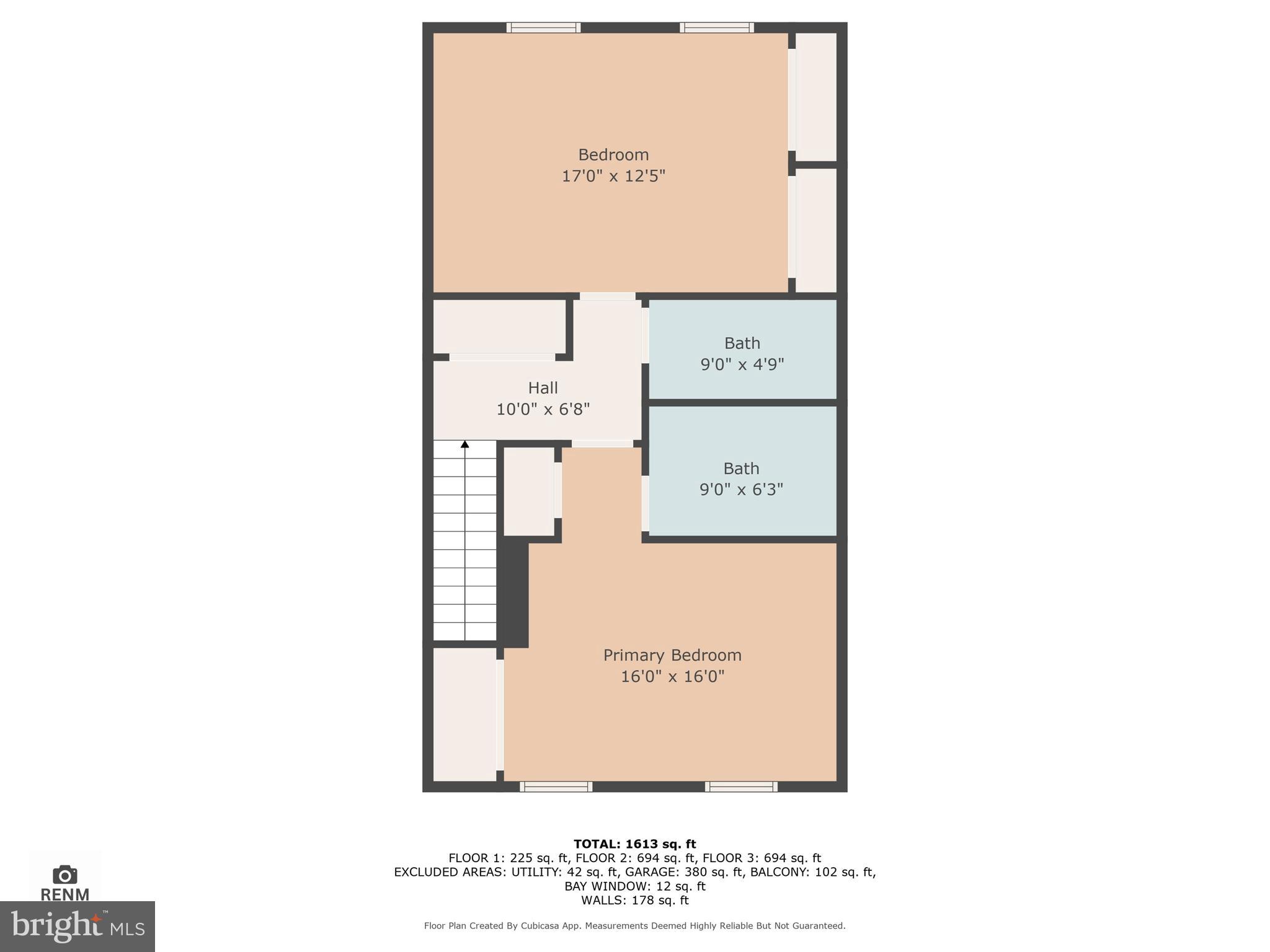 206 Chambers Ridge, Unit 206 York, PA 17402 - Photo 36 of 37 2nd Level Floorplan