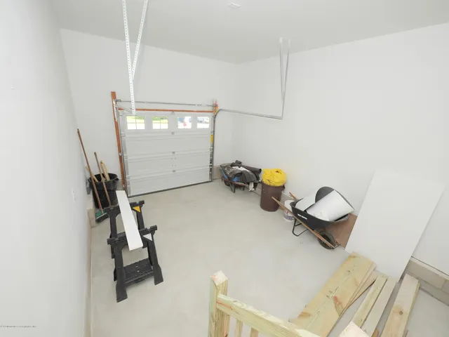 a room with gym equipment