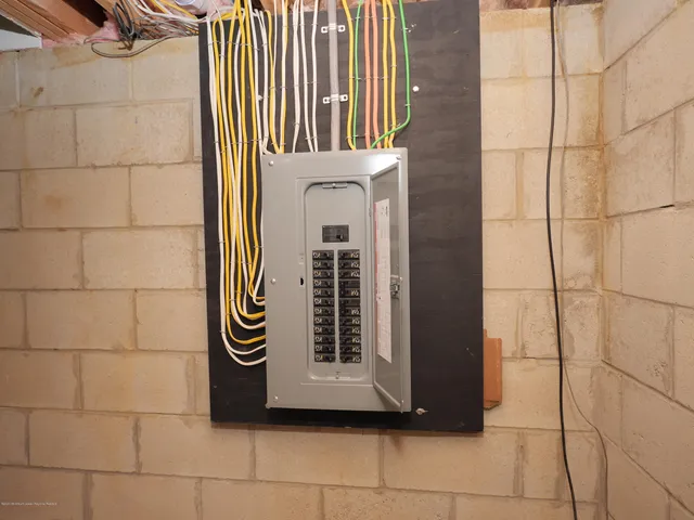 a front view of a door