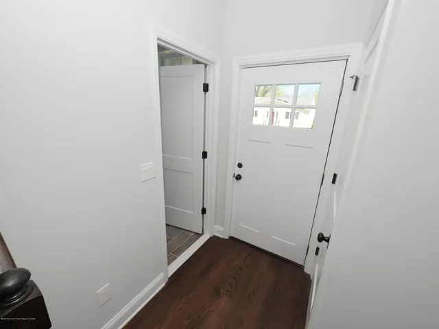 a view of an front door