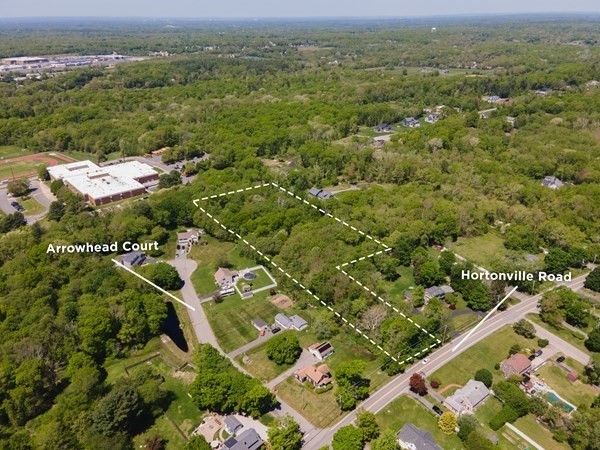 0 Hortonville Road Swansea, MA 02777 - Photo 2 of 5 an aerial view of residential houses with outdoor space