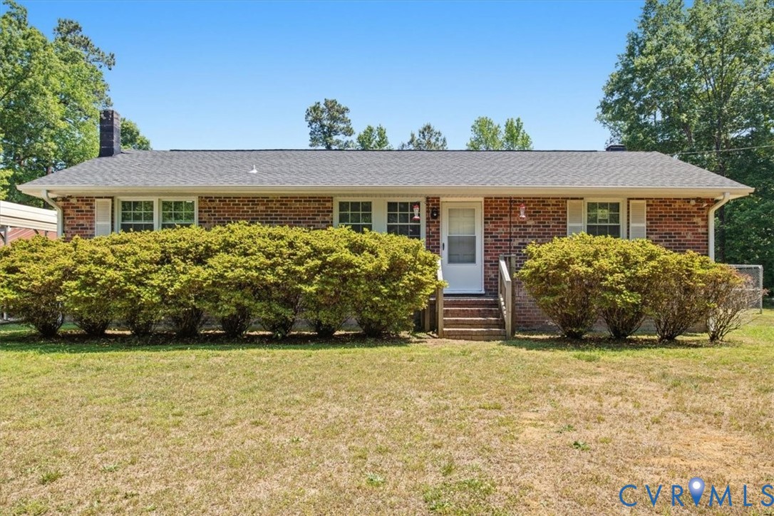 15503 Eppes Road Dewitt, VA 23840 - Photo 7 of 22 front view of a house with a yard