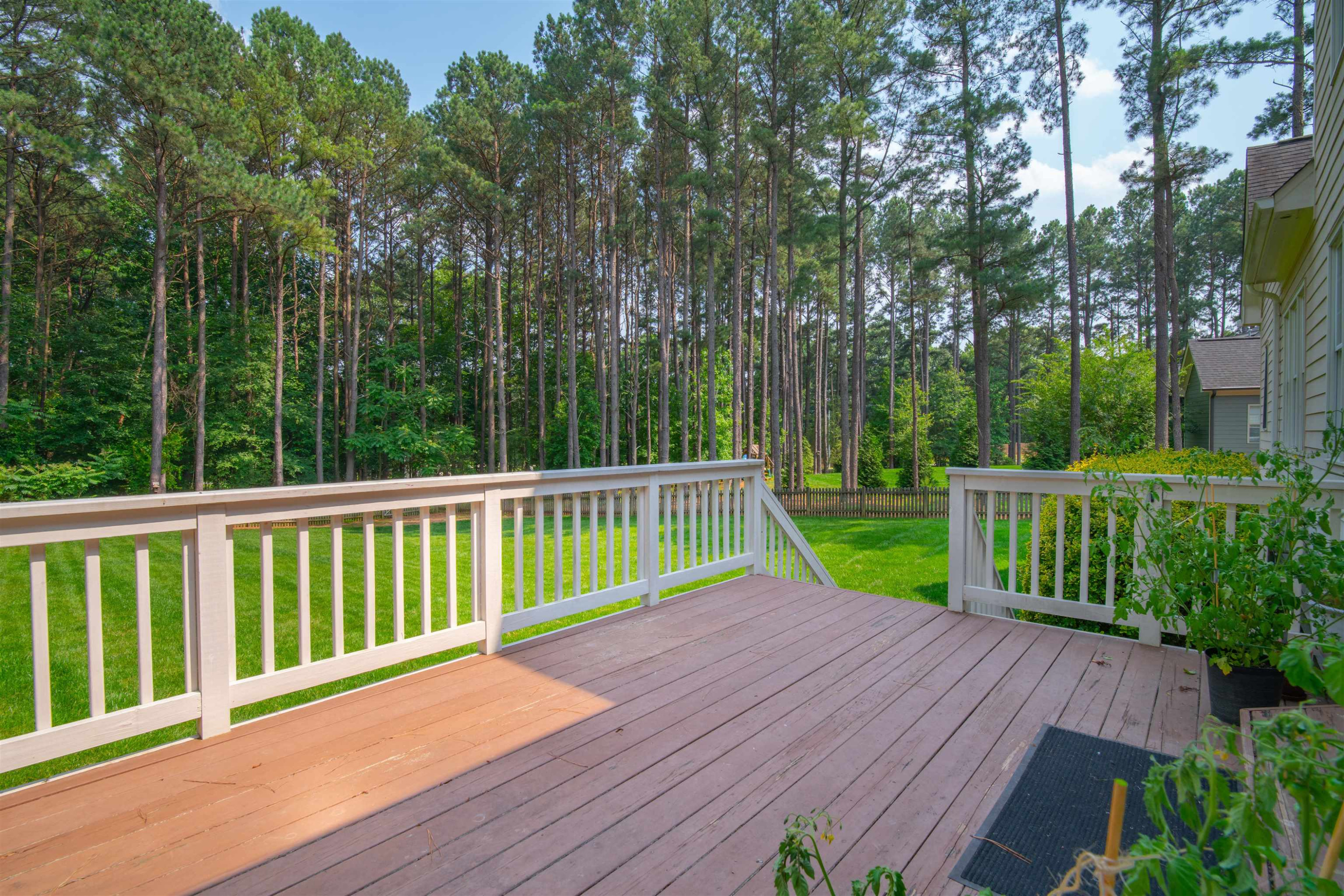 20 Jackson Road Youngsville, NC 27596 - Photo 38 of 41 a view of deck with a small yard
