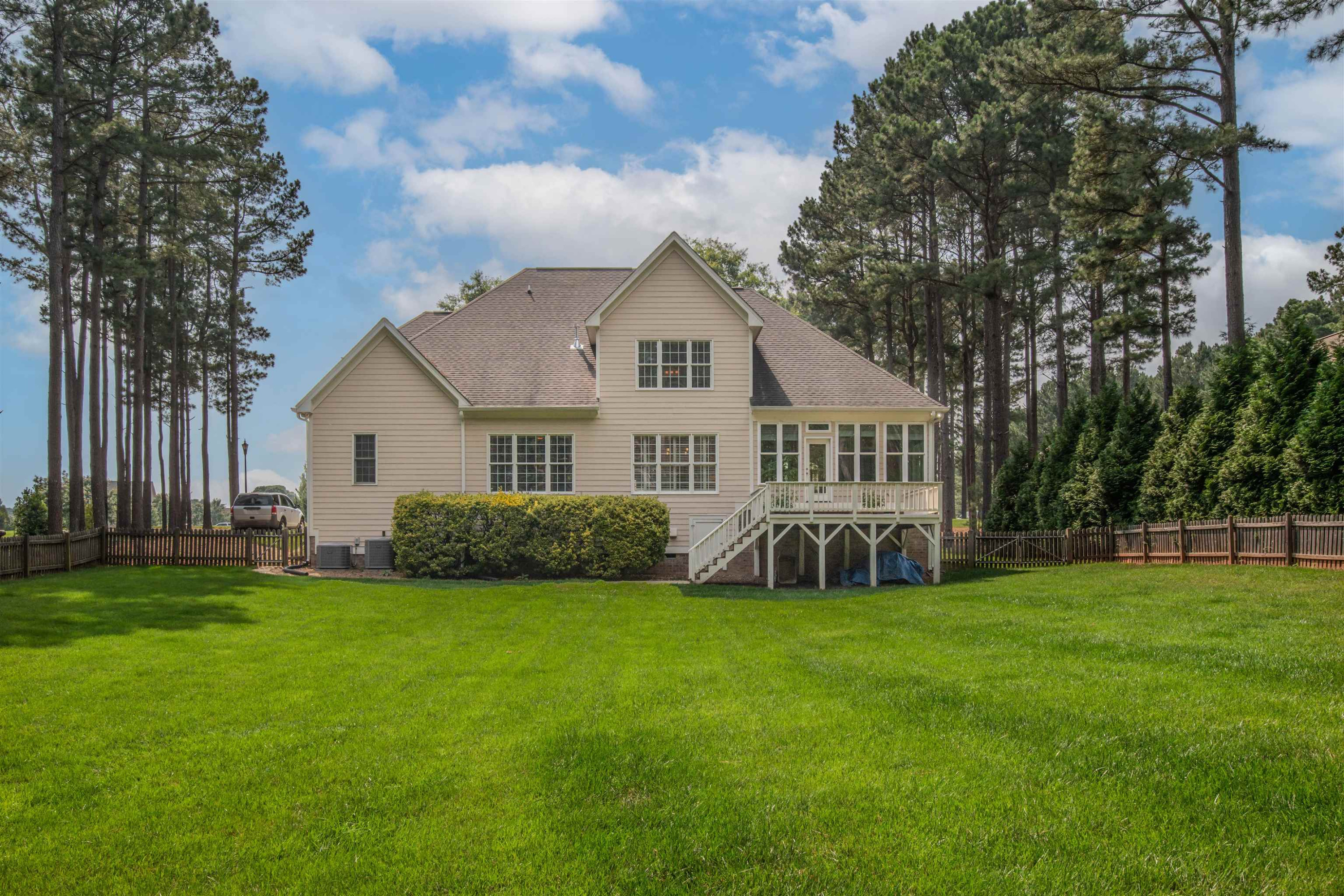 20 Jackson Road Youngsville, NC 27596 - Photo 40 of 41 a view of a house with a big yard