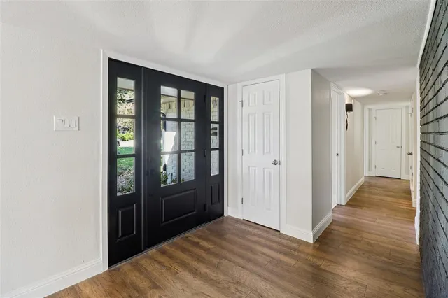 wooden floor in an empty room