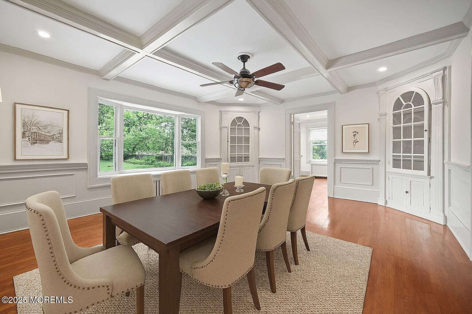 3 River Road Rumson, NJ 07760 - Photo 3 of 22 a view of a dining room with furniture window and wooden floor