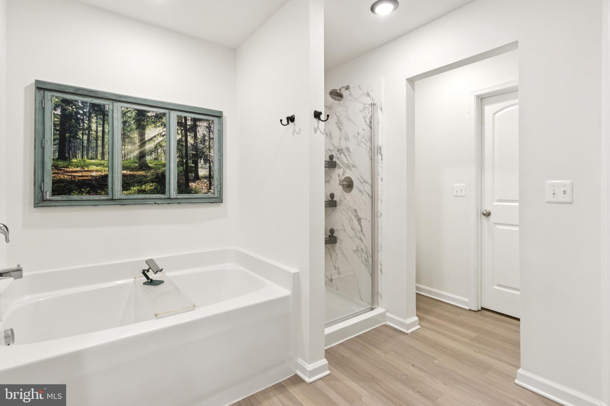 17063 Rollins Road Bowling Green, VA 22427 - Photo 25 of 40 a bathroom with a bathtub and a shower