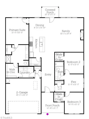 $382,940 | 3531 Spring Hope Court, Kernersville, NC 27284