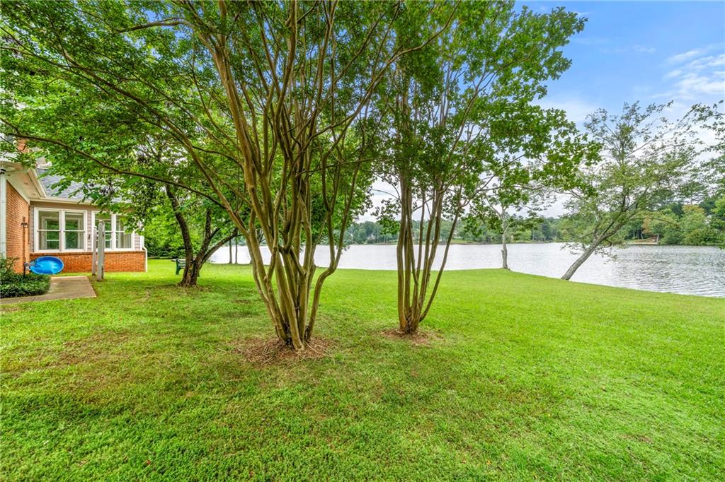 75 Spring Ridge Court Newnan, GA 30265 - Photo 65 of 75 a view of a backyard with a garden