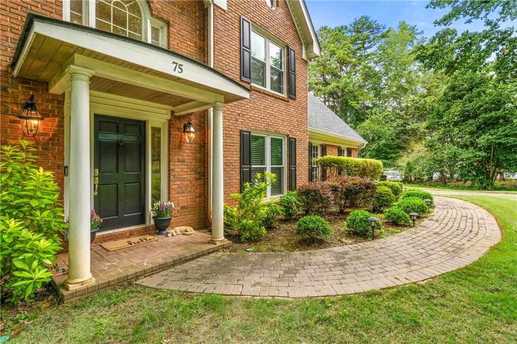75 Spring Ridge Court Newnan, GA 30265 - Photo 8 of 75 a front view of a house with a yard