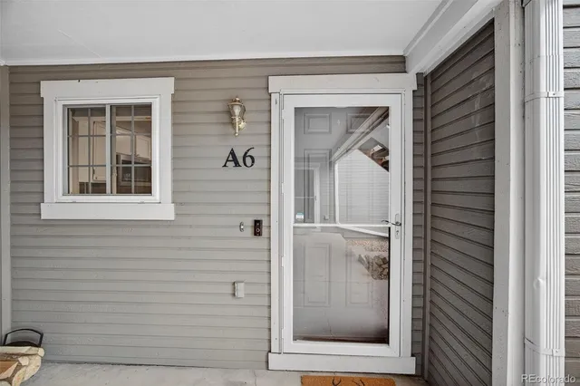 a view of front door and porch
