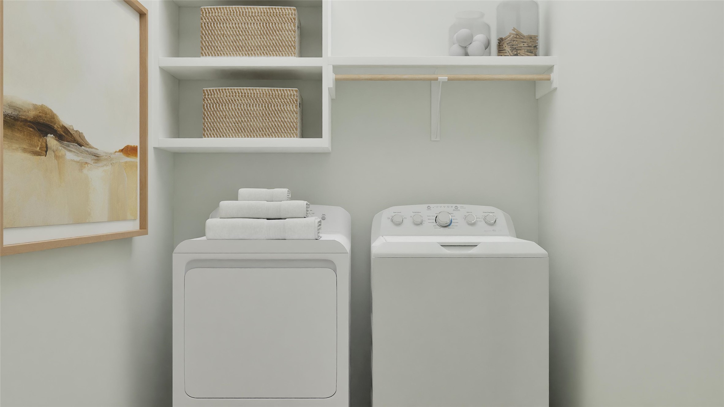 417 Sormonne Loop Kyle, TX 78640 - Photo 24 of 35 a utility room with dryer and washer