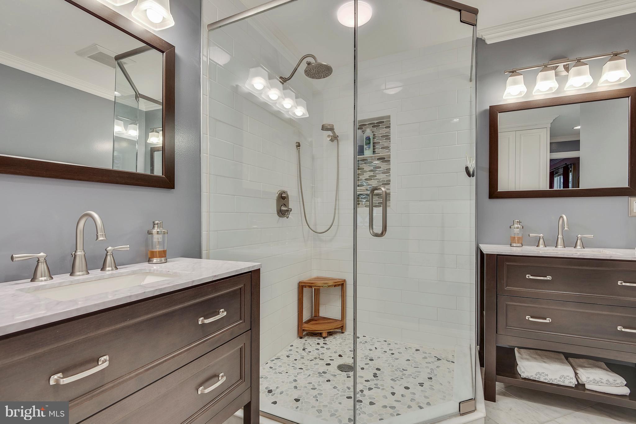 14 Glen Alpine Road Phoenix, MD 21131 - Photo 14 of 30 Master bath w/twin vanities and oversized shower
