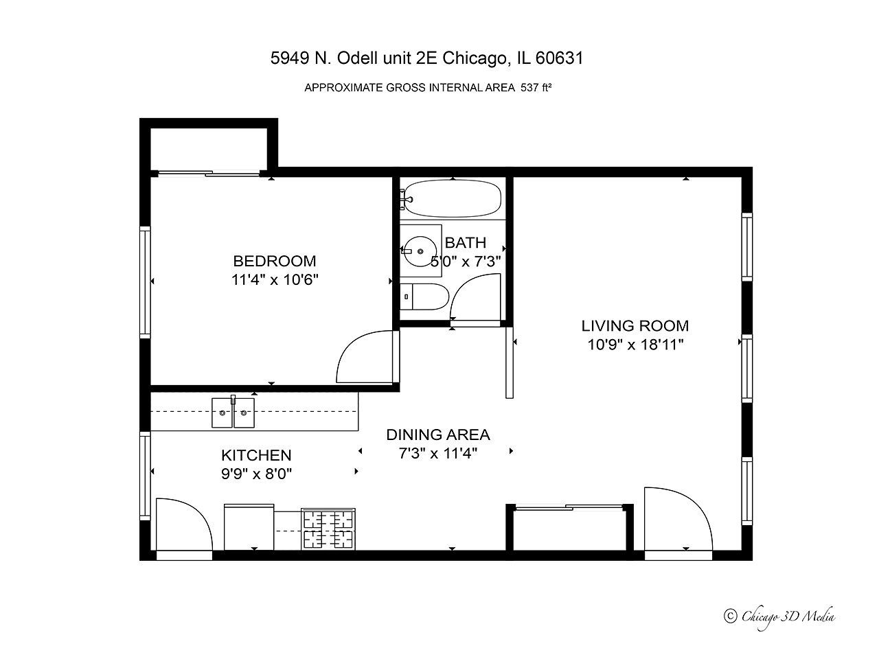 5949 North Odell Avenue, Unit 2E Chicago, IL 60631 - Photo 9 of 12 a picture of a park