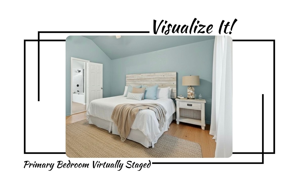 2910 Crescent Bend Road Spring, TX 77388 - Photo 10 of 35 Virtually Staged Primary Bedroom - so relaxing...
