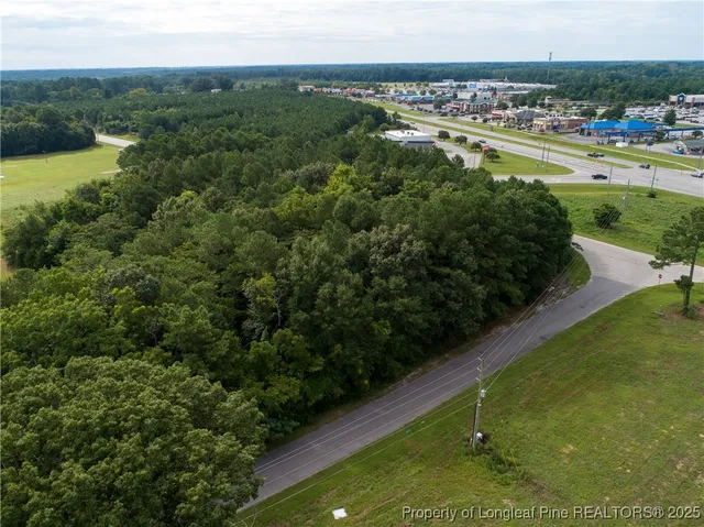 a view of a city with mountains in the background