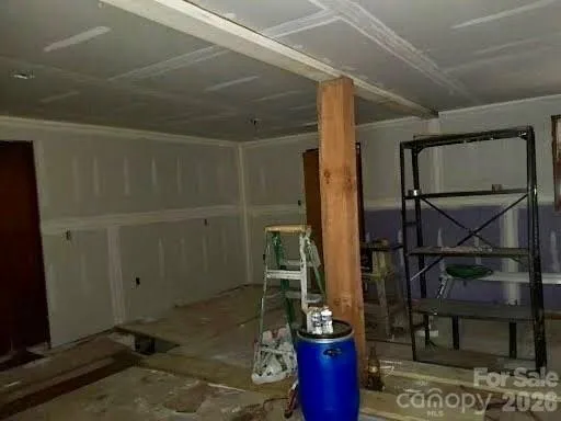 a view of storage and utility room