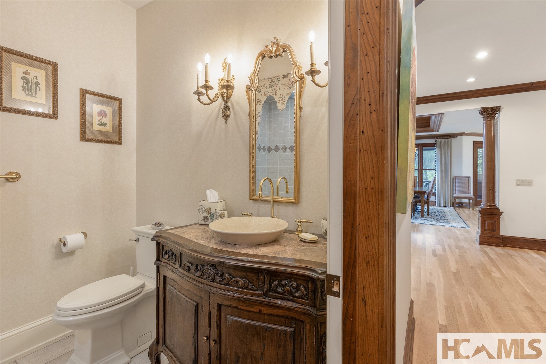 2130 Falcon Ridge Highlands, NC 28741 - Photo 55 of 94 Main Level Guest Bathroom with Tub/Shower