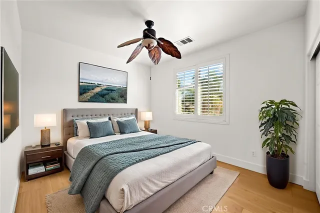 an aerial view of a house with a ocean view