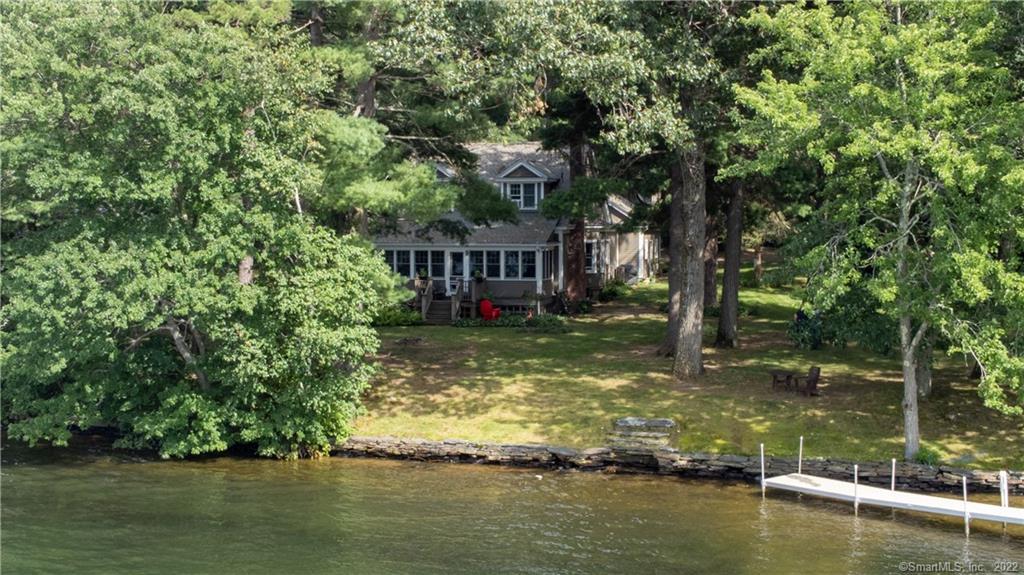 a view of house with swimming pool and outdoor space