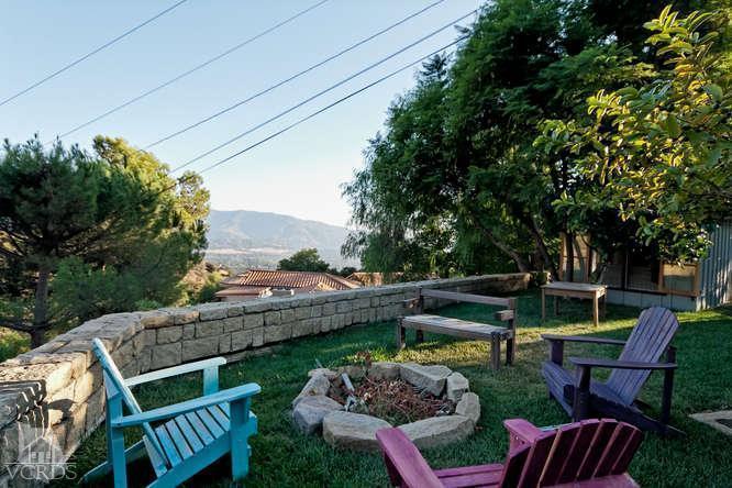 1777 Foothill Road Ojai, CA 93023 - Photo 14 of 15 a view of backyard with outdoor seating and green space
