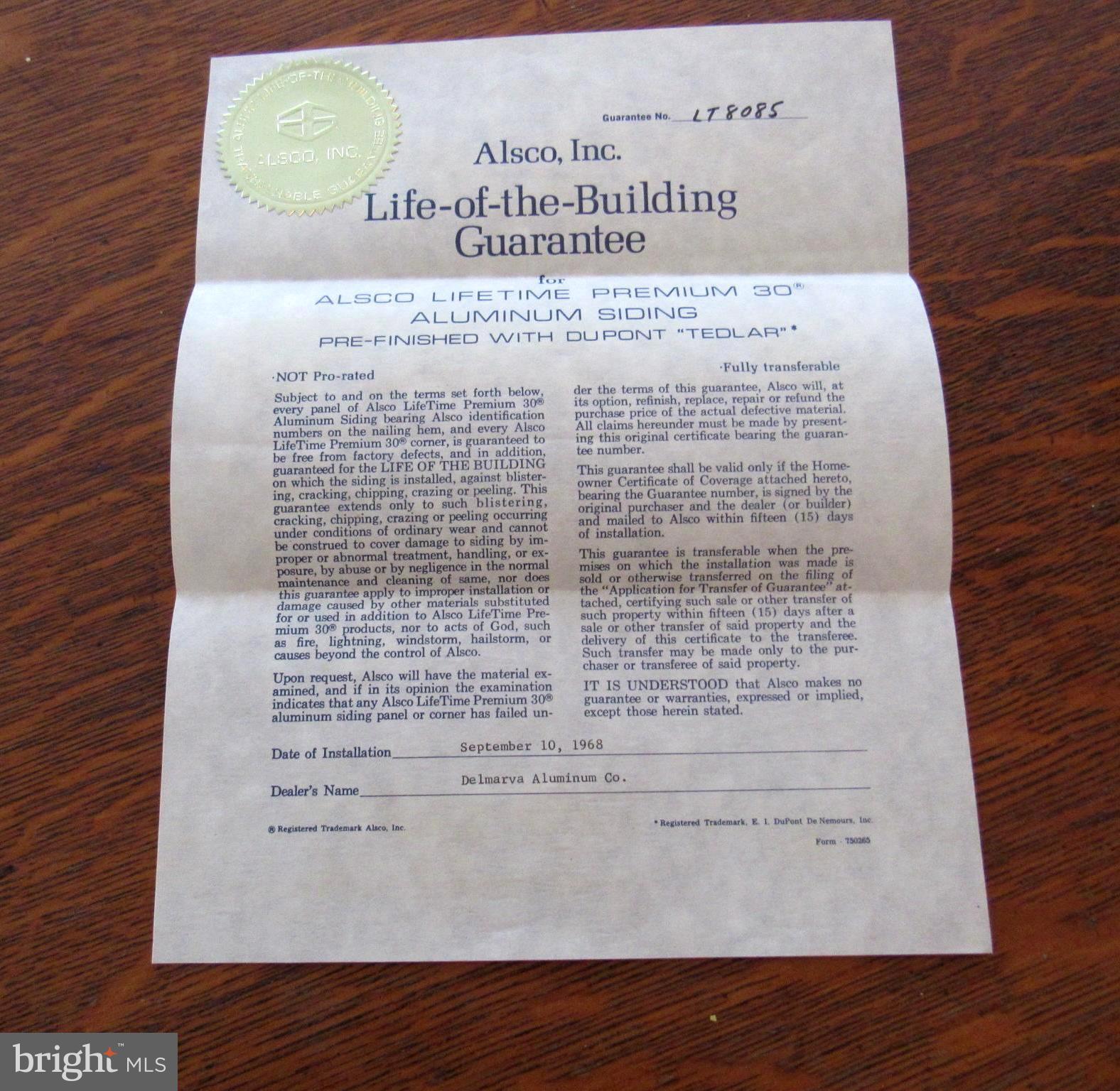 402 Pine Street Laurel, DE 19956 - Photo 73 of 84 Check out this LIFE TIME Warranty