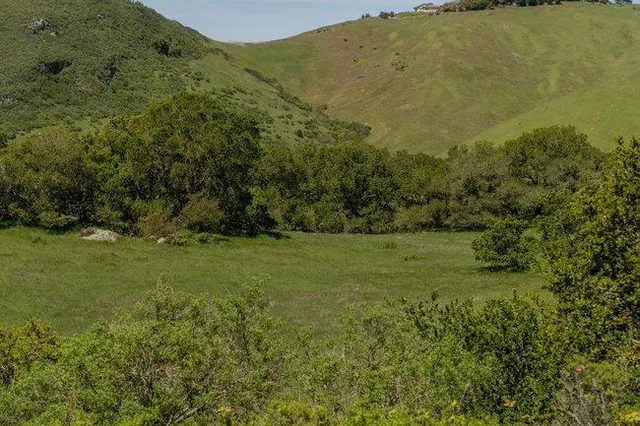 a view of a lake with a mountain