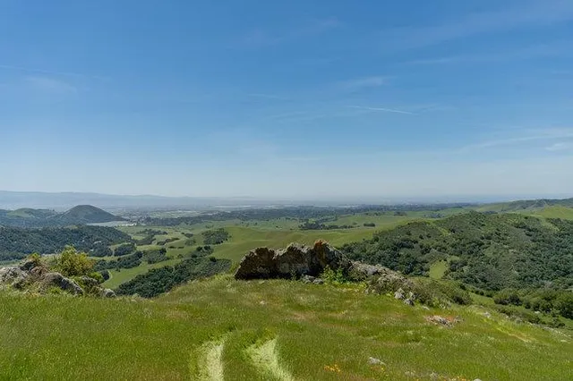 a view of an ocean and beach